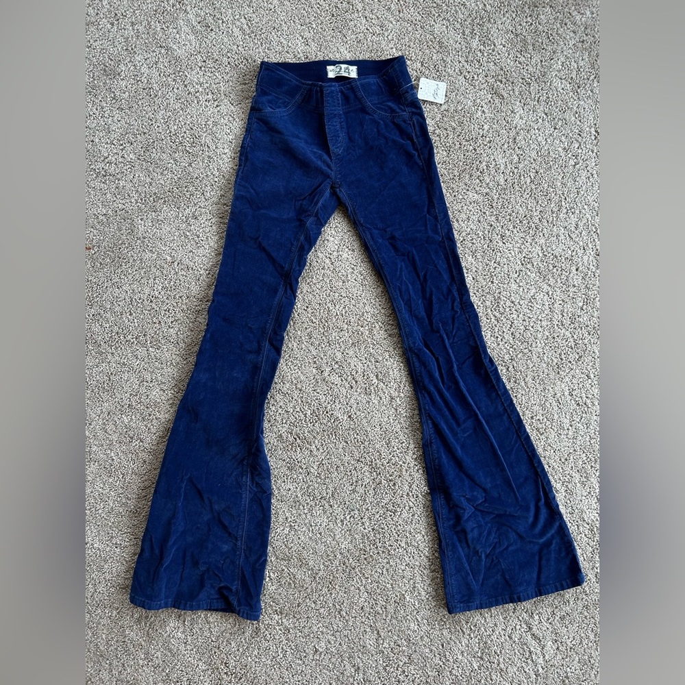 We The Free Flared blue pants